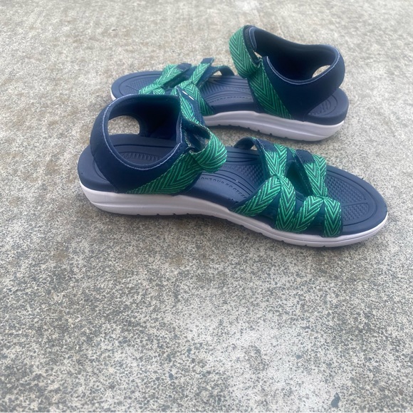 Ryka womens 6M Sandals ankle & toe adjusts hook & loop arch support sling back - Picture 4 of 8